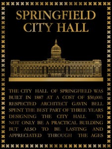 bronze plaque Custom bronze plaque outside City Hall – engraved memorial signage with classic border design. Let me know if you'd like versions that emphasize materials, usage (e.g. civic memorial), or design features.