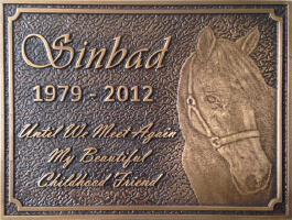 Bronze Pet Memorial Plaques