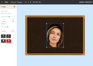 Add your inscription - Select font