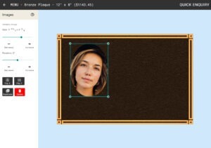 Add your inscription - Select font