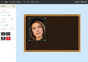 Add your inscription - Select font