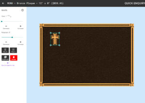 Add your inscription - Select font