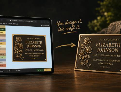 Free Bronze Plaque Design Help with Realistic Mockups
