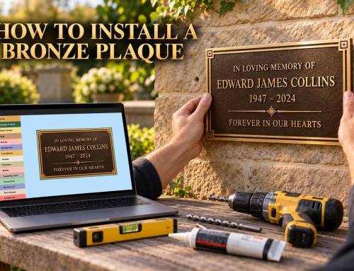 How to Install a Bronze Plaque: Guide for Walls, Headstones, and Gardens